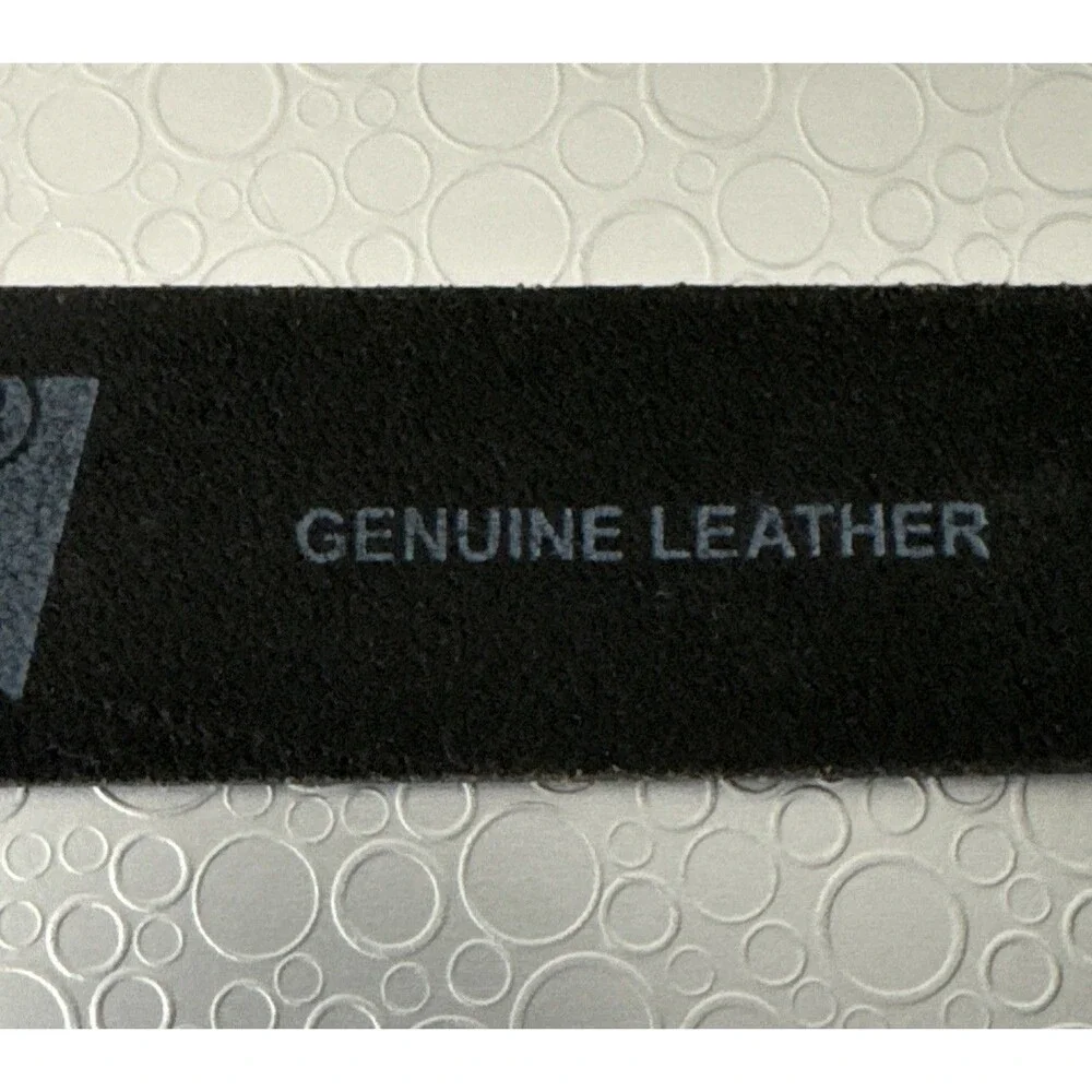 Levis Two Horse Brand Limited Edition Belt Size 44 Men’s Black Leather Workwear